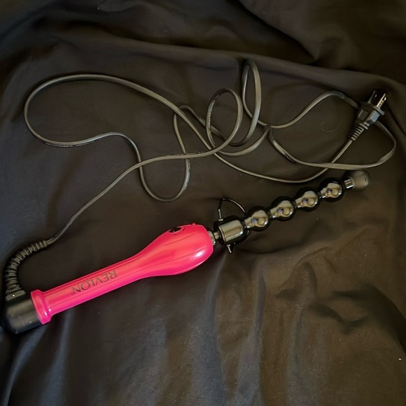 Revlon Clipless Ball Styling Wand 1" Barrel Pro High Heat Tourmaline Ceramic - Picture 2 of 2